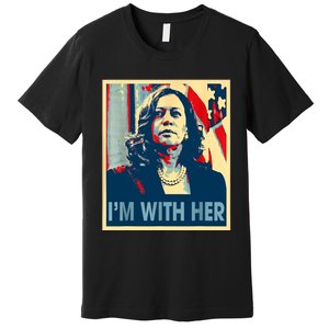 IM With Her Kamala Vote For 2024 President Kamalaharris Premium T-Shirt