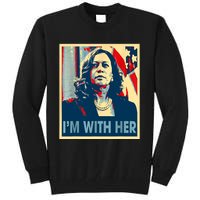 IM With Her Kamala Vote For 2024 President Kamalaharris Tall Sweatshirt