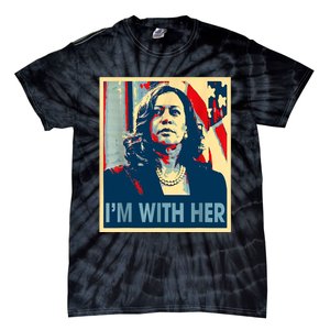 IM With Her Kamala Vote For 2024 President Kamalaharris Tie-Dye T-Shirt