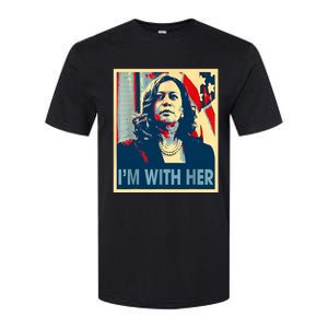 IM With Her Kamala Vote For 2024 President Kamalaharris Softstyle CVC T-Shirt