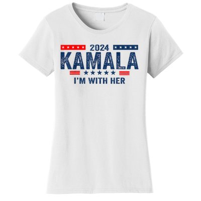 IM With Her Kamala Vote For 2024 President Kamalaharris Women's T-Shirt