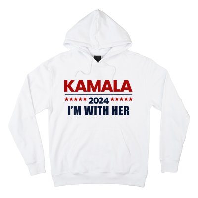 IM With Her Kamala Vote For 2024 President Kamala Harris V Neck Hoodie