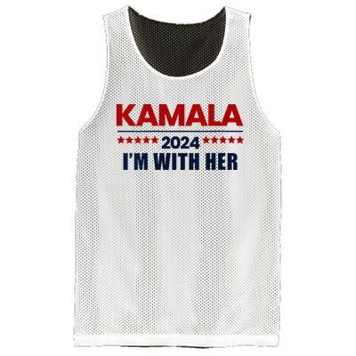 IM With Her Kamala Vote For 2024 President Kamala Harris V Neck Mesh Reversible Basketball Jersey Tank