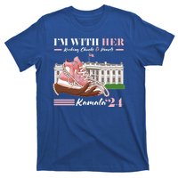 Im With Her Rocking Chucks And Pearls Kamala Harris 2024 Election T-Shirt