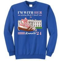 Im With Her Rocking Chucks And Pearls Kamala Harris 2024 Election Tall Sweatshirt