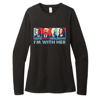 Im With Her Kamala Vote For 2024 President Kamalaharris Womens CVC Long Sleeve Shirt