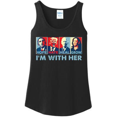 Im With Her Kamala Vote For 2024 President Kamalaharris Ladies Essential Tank