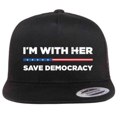 Im With Her Save Democracy 2024 President Flatbill Hat