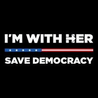 Im With Her Save Democracy 2024 President Short Acrylic Beanie