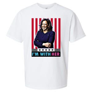 IM With Her Kamala Vote For 2024 President Kamala Harris Sueded Cloud Jersey T-Shirt