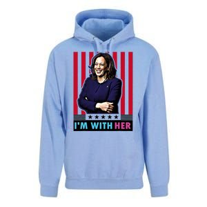 IM With Her Kamala Vote For 2024 President Kamala Harris Unisex Surf Hoodie