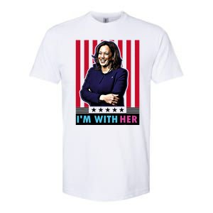 IM With Her Kamala Vote For 2024 President Kamala Harris Softstyle CVC T-Shirt