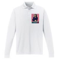 IM With Her Kamala Vote For 2024 President Kamala Harris Performance Long Sleeve Polo