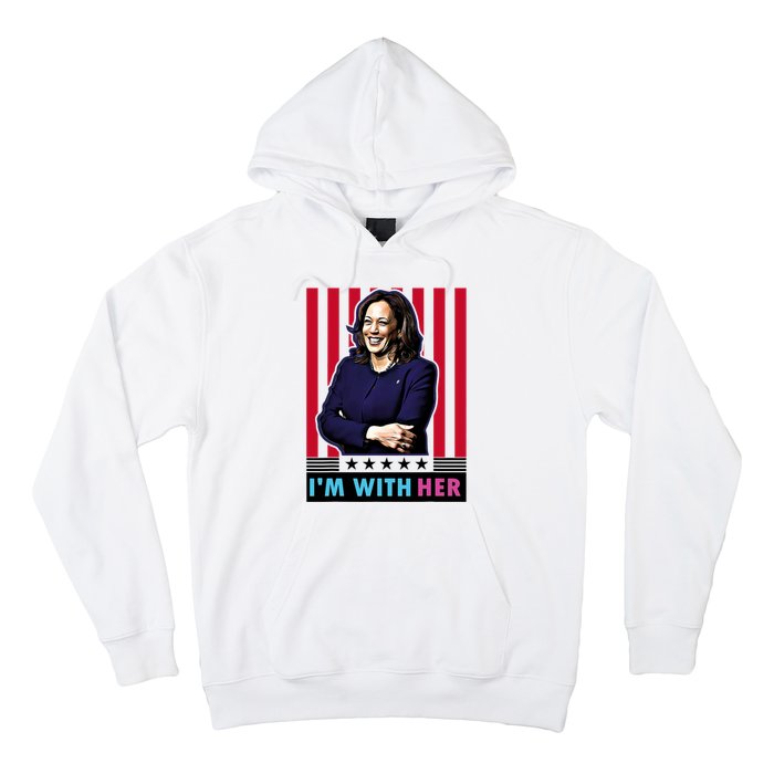 IM With Her Kamala Vote For 2024 President Kamala Harris Hoodie