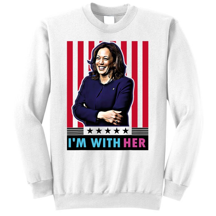 IM With Her Kamala Vote For 2024 President Kamala Harris Sweatshirt