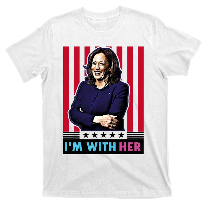 IM With Her Kamala Vote For 2024 President Kamala Harris T-Shirt