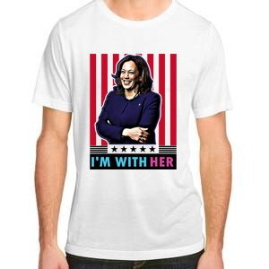 IM With Her Kamala Vote For 2024 President Kamala Harris Adult ChromaSoft Performance T-Shirt