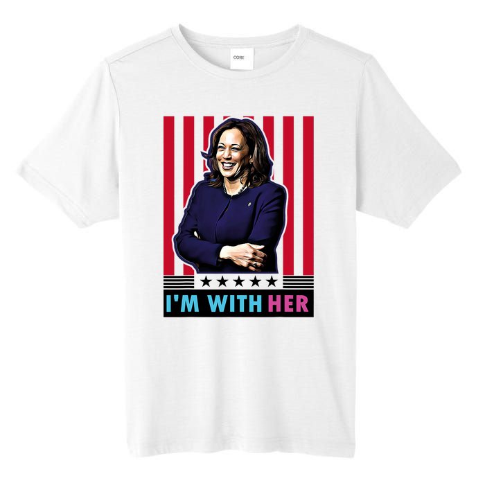 IM With Her Kamala Vote For 2024 President Kamala Harris Tall Fusion ChromaSoft Performance T-Shirt