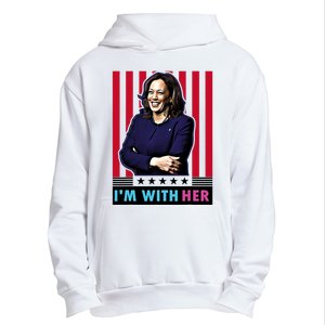 IM With Her Kamala Vote For 2024 President Kamala Harris Urban Pullover Hoodie