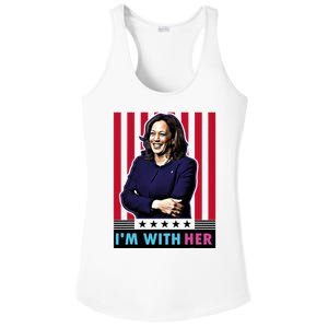 IM With Her Kamala Vote For 2024 President Kamala Harris Ladies PosiCharge Competitor Racerback Tank