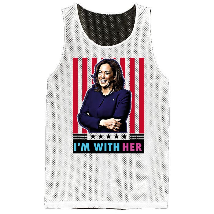 IM With Her Kamala Vote For 2024 President Kamala Harris Mesh Reversible Basketball Jersey Tank