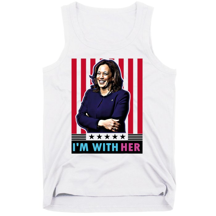 IM With Her Kamala Vote For 2024 President Kamala Harris Tank Top