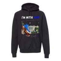 IM With Her Rocking Chucks & Pearls Kamala 2024 Premium Hoodie