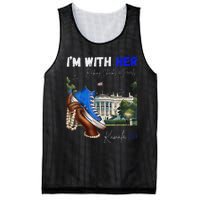 IM With Her Rocking Chucks & Pearls Kamala 2024 Mesh Reversible Basketball Jersey Tank