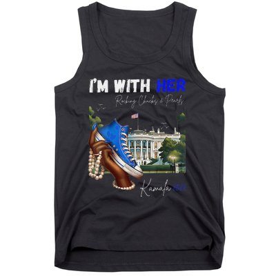 IM With Her Rocking Chucks & Pearls Kamala 2024 Tank Top