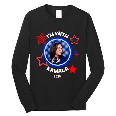 IM With Her Kamala Vote For 2024 President Kamala Harris Long Sleeve Shirt