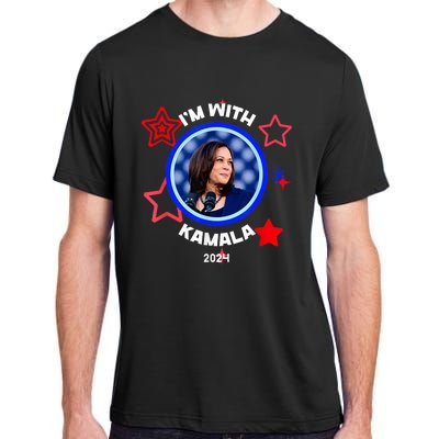 IM With Her Kamala Vote For 2024 President Kamala Harris Adult ChromaSoft Performance T-Shirt