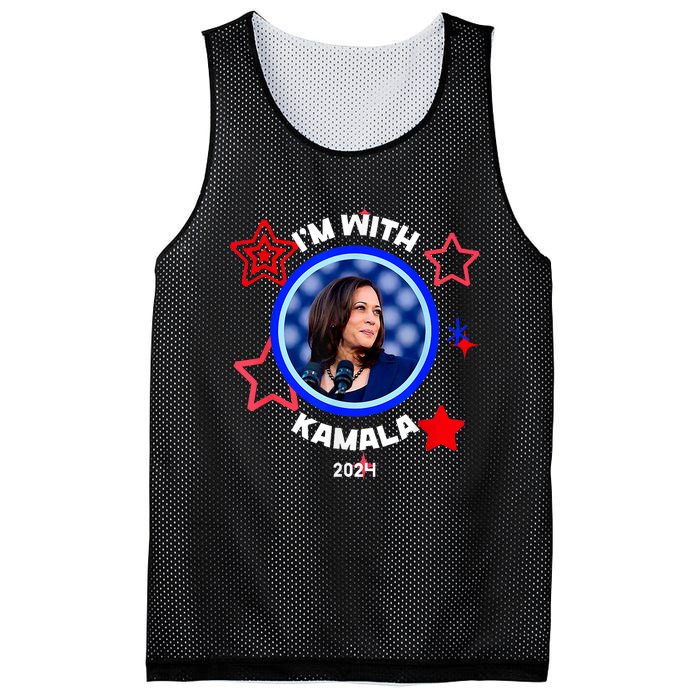 IM With Her Kamala Vote For 2024 President Kamala Harris Mesh Reversible Basketball Jersey Tank