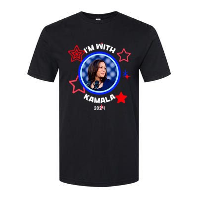 IM With Her Kamala Vote For 2024 President Kamala Harris Softstyle CVC T-Shirt