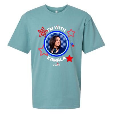 IM With Her Kamala Vote For 2024 President Kamala Harris Sueded Cloud Jersey T-Shirt