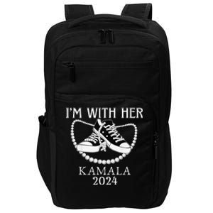 IM With Her Kamala Chucks And Pearls Election 2024 Impact Tech Backpack