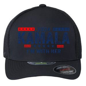 Im With Her Kamala Vote For 2024 President Kamala Harris Flexfit Unipanel Trucker Cap