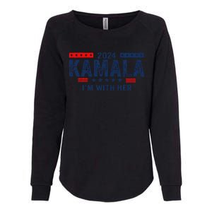 Im With Her Kamala Vote For 2024 President Kamala Harris Womens California Wash Sweatshirt