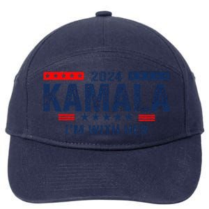 Im With Her Kamala Vote For 2024 President Kamala Harris 7-Panel Snapback Hat