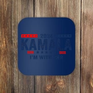 Im With Her Kamala Vote For 2024 President Kamala Harris Coaster