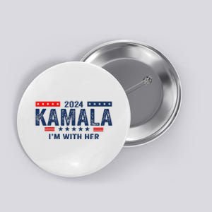 Im With Her Kamala Vote For 2024 President Kamala Harris Button