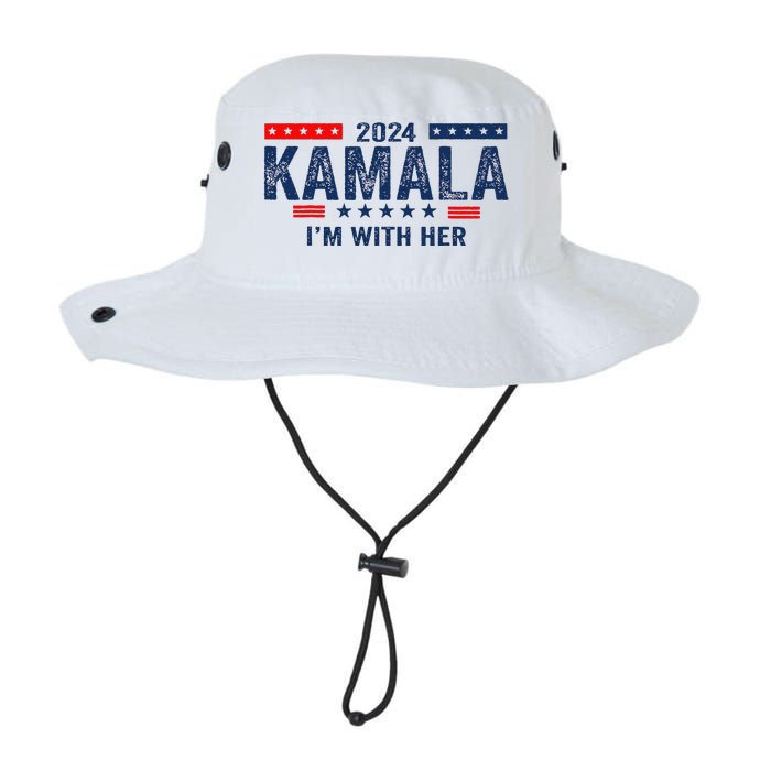 Im With Her Kamala Vote For 2024 President Kamala Harris Legacy Cool Fit Booney Bucket Hat