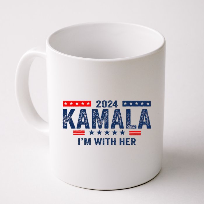 Im With Her Kamala Vote For 2024 President Kamala Harris Coffee Mug