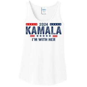 Im With Her Kamala Vote For 2024 President Kamala Harris Ladies Essential Tank