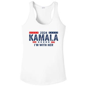 Im With Her Kamala Vote For 2024 President Kamala Harris Ladies PosiCharge Competitor Racerback Tank