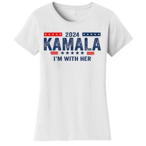 Im With Her Kamala Vote For 2024 President Kamala Harris Women's T-Shirt