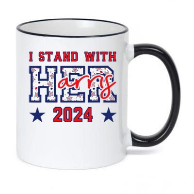 IM With Her President Kamala Election 11oz Black Color Changing Mug