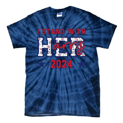 IM With Her President Kamala Election Tie-Dye T-Shirt