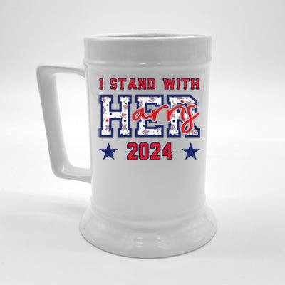 IM With Her President Kamala Election Beer Stein