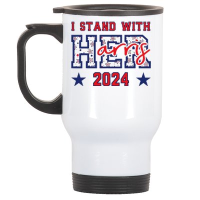 IM With Her President Kamala Election Stainless Steel Travel Mug