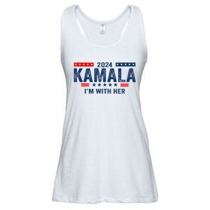 Im With Her Kamala Vote For 2024 President Kamala Harris Ladies Essential Flowy Tank